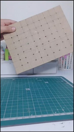 DIY Pegboard Organizer | Easy Wall Storage Idea with Cardboard ✨
