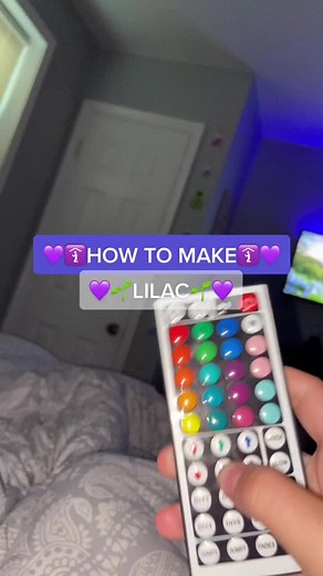 DIY Lilac LED Lights Tutorial