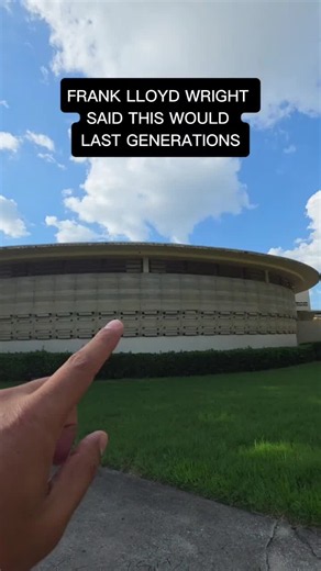 🔥 THE BUILDING FRANK LLOYD WRIGHT SAID WOULD OUTLAST GENERATIONS Before the larger Roux Library was built, this was the original Roux Library at Florida Southern College. Today, many people simply know it as the Reading Room, but its history is far bigger than most realize. Designed by Frank Lloyd Wright himself, this circular structure became one of the most recognizable spaces on campus and was once referred to as one of the most famous reading rooms in the world. Wright believed so strongly 