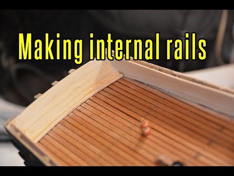 USS Constitution Agora Models - part 33 Making Internal Rails