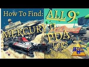 How To Find ALL 9 Of The MERCURY II PDA Logs || Subnautica Below Zero