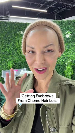 Get ready with me while we chat about cancer, eyebrows, and the little things that help you still feel like yourself. 🤍 Today I went to see @Whitney Tobar at Hoshi Studio because my bloodwork came back good and it was officially go-time for my eyebrow refresh. During Taxol chemo, my eyebrows and eyelashes have definitely started falling out, and if you know me… you know I’m an eyebrow girl 😂 When you don’t have hair, eyebrows somehow become even MORE important because they frame your whole fac