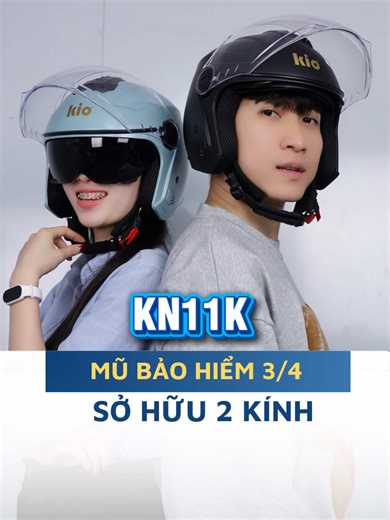 Mẫu nón bảo hiểm dòng 3/4 tiện dụng, đẹp mắt