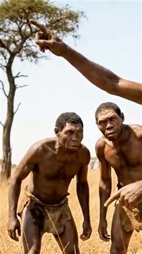 Caveman tries to chop down a tree for food #prehistoric #fails