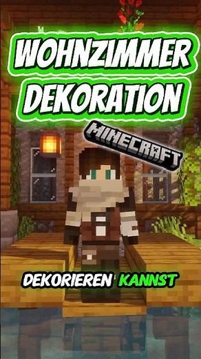 So baust du das PERFEKTE WOHNZIMMER in Minecraft!
