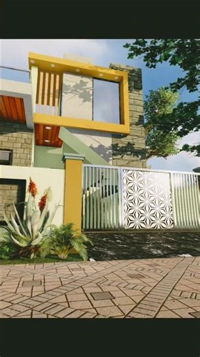 letest 3d elevation design |30'x30' House Design .