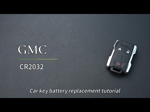 Replace GMC key battery CR2032 keyless entry remote M3N32337100