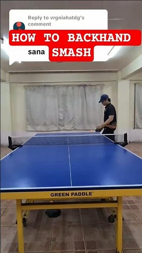 How to Backhand Smash - Coach Breiva #shorts #tabletennis #pingpong #pingpongtips #viral #trending