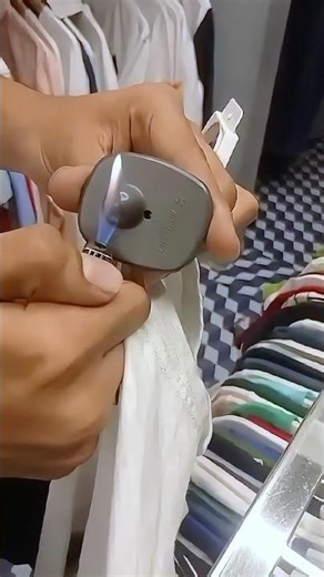 衣類の防犯タグを素早く外す方法