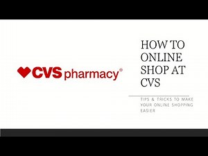 HOW TO SHOP ONLINE AT CVS