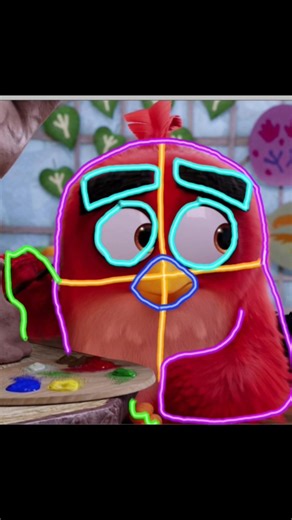 drawing cute angry 😠 from angry bird