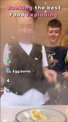 Ranking The best Of Food Exploding ( last one 😳)