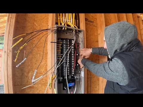 WE HAVE LIGHT! | WIRING OUR 200 AMP PANEL BOX