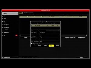 Hikvision NVR - ręczne dodawanie kamery IP z protokołem Onvif