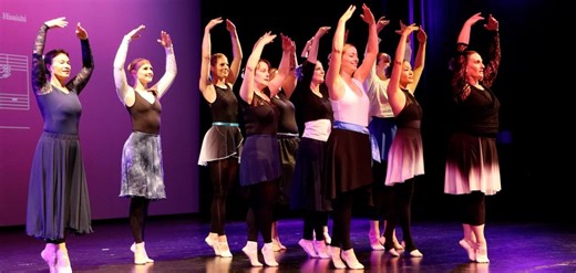 Silver Swans shine on stage