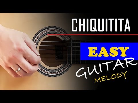 CHIQUITITA | Easy guitar melody lesson for beginners (with tabs) - ABBA