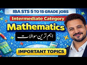 Math MCQS | Intermediate Category | 5 TO 15 Grade Jobs #maths