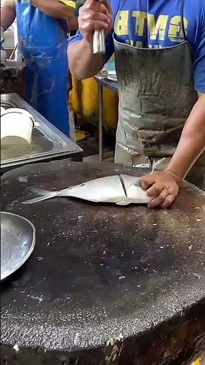Skill Memotong Ikan Super Cepat! Teknik Profesional yang Wajib Kamu Tahu #memotongikan #skilldapur