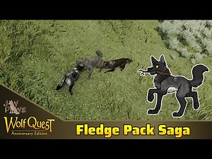 Flung into a Fearsome Fight! | WolfQuest Fledge Pack Saga Year 2 #1