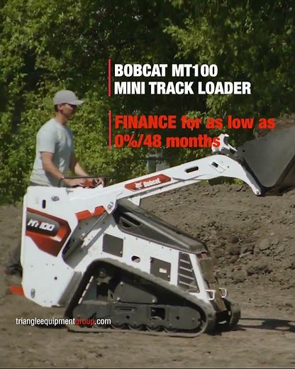 Come experience the Bobcat MT100 mini track loader for yourself