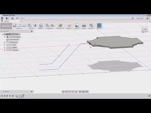 Fusion 360 SheetMetal: Contour Flange Join operation For Base Flange and Contour Flange