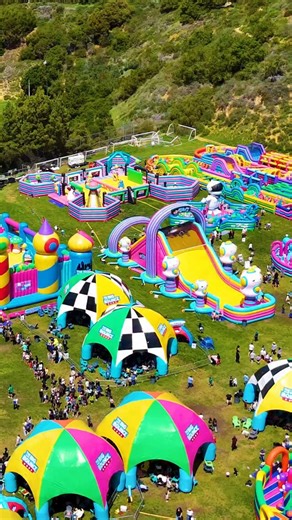 The perfect day doesn’t exi— ...oh wait. It totally does. 💥 Massive inflatables, huge slides, obstacle courses, ball pits, and thousands of smiles all in one place. 🎪🌈 Grab your crew, lock your spot, and come live it - link in bio! #TheBigBounceAmerica | The Big Bounce America