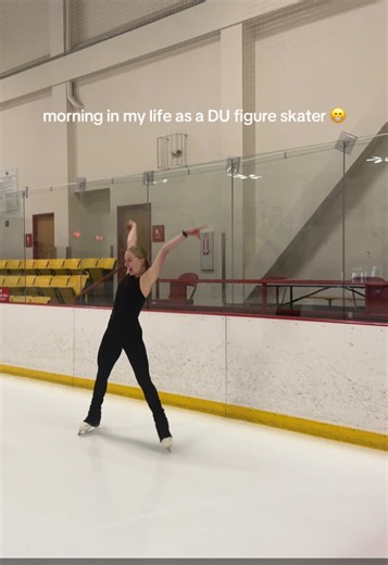 wait talking to the camera is kinda fun #figureskater #fyp #iceskating #figureskating #edeaicefly @DU Figure Skating