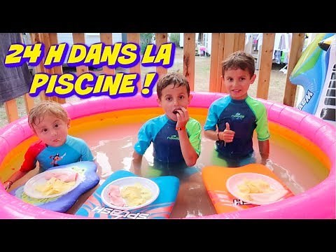 24 H DANS LA PISCINE !