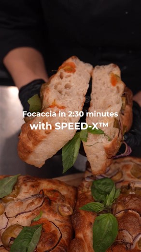 Unox UK 🇬🇧 on Instagram: "Need a Veganuary quick fix? Introducing focaccia, cooked to perfection in just two and a half minutes with the power of the SPEED-X™. ⚡️ Designed for chefs who need both speed and quality, SPEED-X™ keeps service moving fast without ever compromising on results. With the intuitive DIGITAL.ID™ control panel and automatic washing technology, nothing slows you down. Ready to accelerate your kitchen operations? Follow the link in our bio to find out more. #UnoxOvens #Vegan