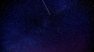 Shooting star in a night sky - Free Stock Video