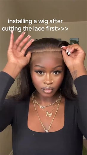 There is something about pre cutting the lace that makes the whole install feel smoother, quicker, and way less stressful. No extra flapping. No fighting with long pieces. No struggling to see the vision. Just clean placement, clean blending, and a melt that looks like it grew straight from your scalp. This is the step that makes you feel like you actually know what you are doing, even on the days you don’t. It is the little trick that turns a regular install into a flawless one. When the lace i