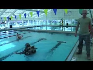 Soldiers Conduct Drown-Proof Training