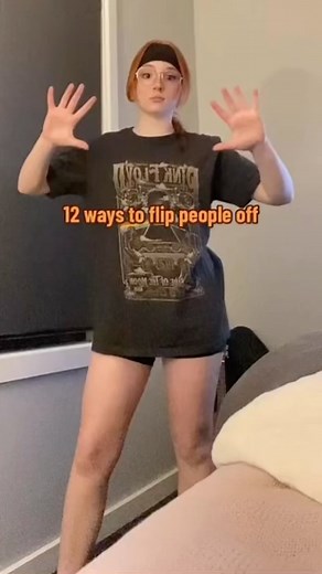tiklovelytok on Instagram: "Different ways to flip people off 🖕🏻🤍✨. Follow me @tiklovelytok for daily updates 😍🥰"