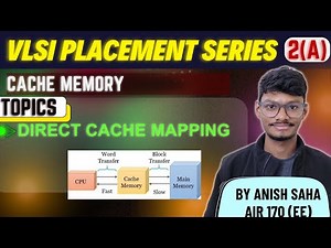 Direct Cache Mapping || Cache Memory || Digital VLSI || Anish Saha