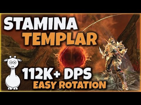 Stamina Templar PvE Guide | UPDATED BUILD LINK IN DESCRIPTION | 112k DPS and Easy Rotation | ESO