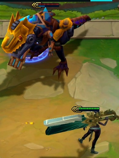 Lucian & Senna ⭐⭐⭐ vs T-Hex ⭐⭐⭐ 😱 #TFT #롤토체스 #teamfighttactics