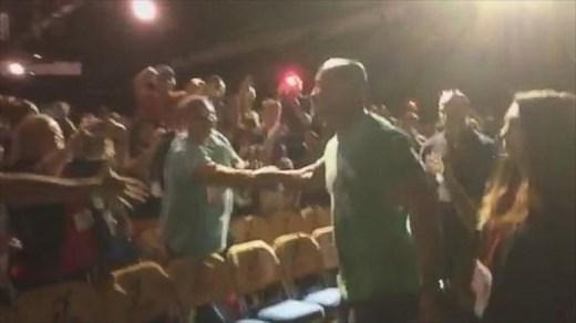 The Rock Surprises Fans at Comic Con
