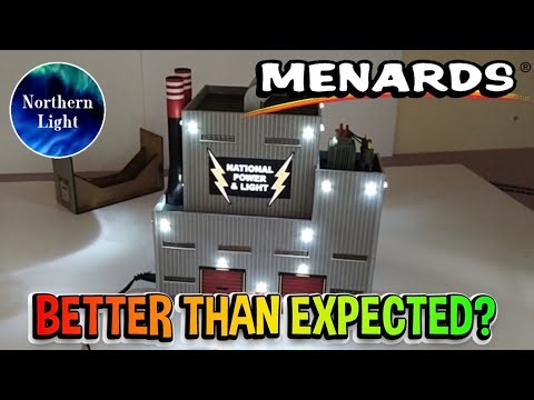 Will This Menards HO Scale Power & Light Company WORK for N SCALE? | Review & Unboxing