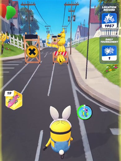 Bunny Zoom Home Streets 🏡 My Endless Minion Rush Clips gameplay #minions #minionrush #endlessrunner #mobilegame
