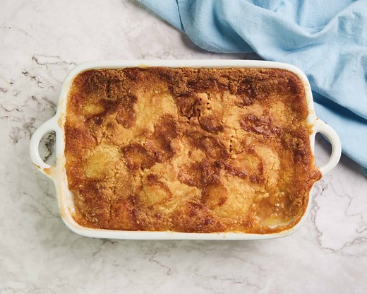 Easy Peach Cobbler with Cake Mix