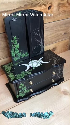 Mirror Mirror Witch Altar for Wiccan and Pagan Practices