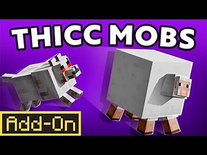 THICC MOBS | Add-On Showcase And Download| Minecraft Marketplace