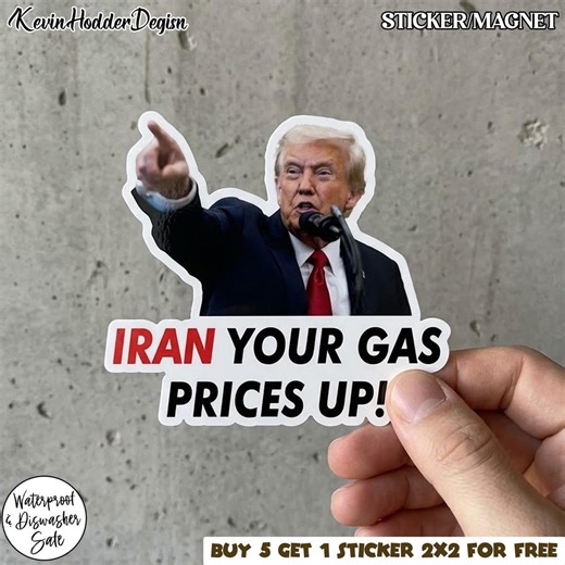 Your Gas Prices up Sticker/car Magnet, Political Decal, Gas Price, Trump Meme Sticker - Etsy