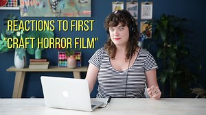 5.6K views · 32 reactions | Watch Faith react to our "Craft Horror Film". Also, she points out all the projects we use that can be made using our site! | Creativebug | Facebook