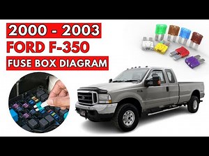 Ford F-350 (2000 - 2003) Fuses, Fuse Box Diagrams & Location Guide