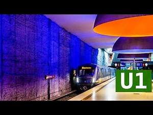 U-Bahn München: C2-Zug auf der U1 - Besondere Stationen