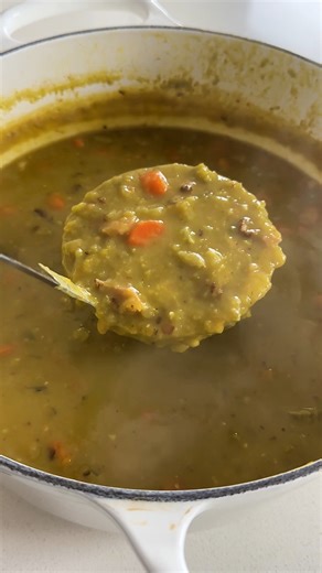 1.1M views · 5.7K reactions | Whether you're using ham from Easter or ham steaks, this split pea soup is SO easy to make and packed with a ton of savory goodness  Plus, you can store it in the freezer for several months - it'll be like finding a gold mine when you don't feel like cooking!  | Downshiftology | Facebook