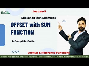 How to Use OFFSET + SUM Function | Explained with Examples | Excel 101 | Rizwan Razaq |