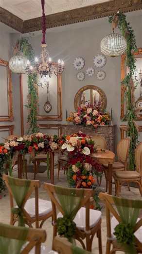 Rustic Wooden Wedding Setup at Le Palais