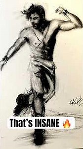 🔥🌟 This Gesture Drawing Will Blow Your Mind #art #drawing #shorts #youtube #youtubeshorts